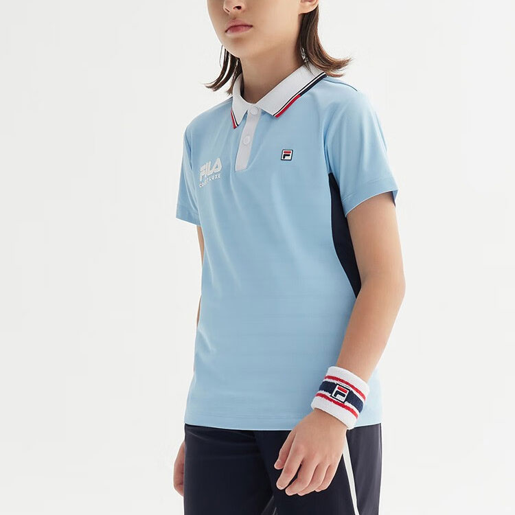 Футболка Top Beyond Blue Kids' FILA KIDS, Beyond Shore Blue — фото 4