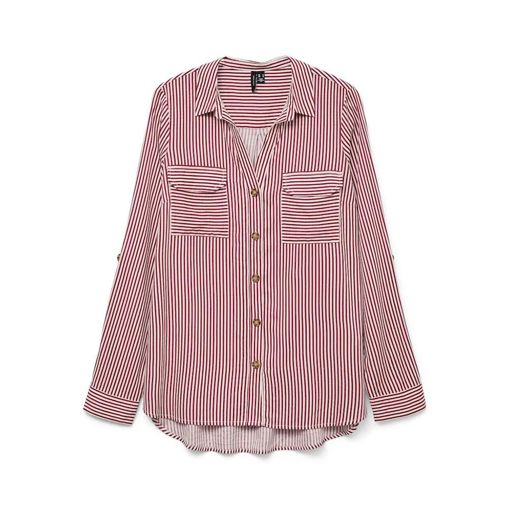 

Рубашка с длинным рукавом Vero Moda Bumpy, розовый