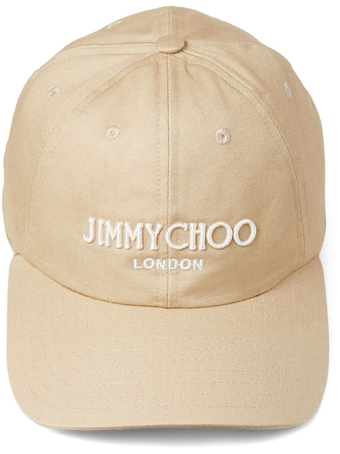 

Jimmy Choo бейсболка с вышитым логотипом, нейтральный цвет