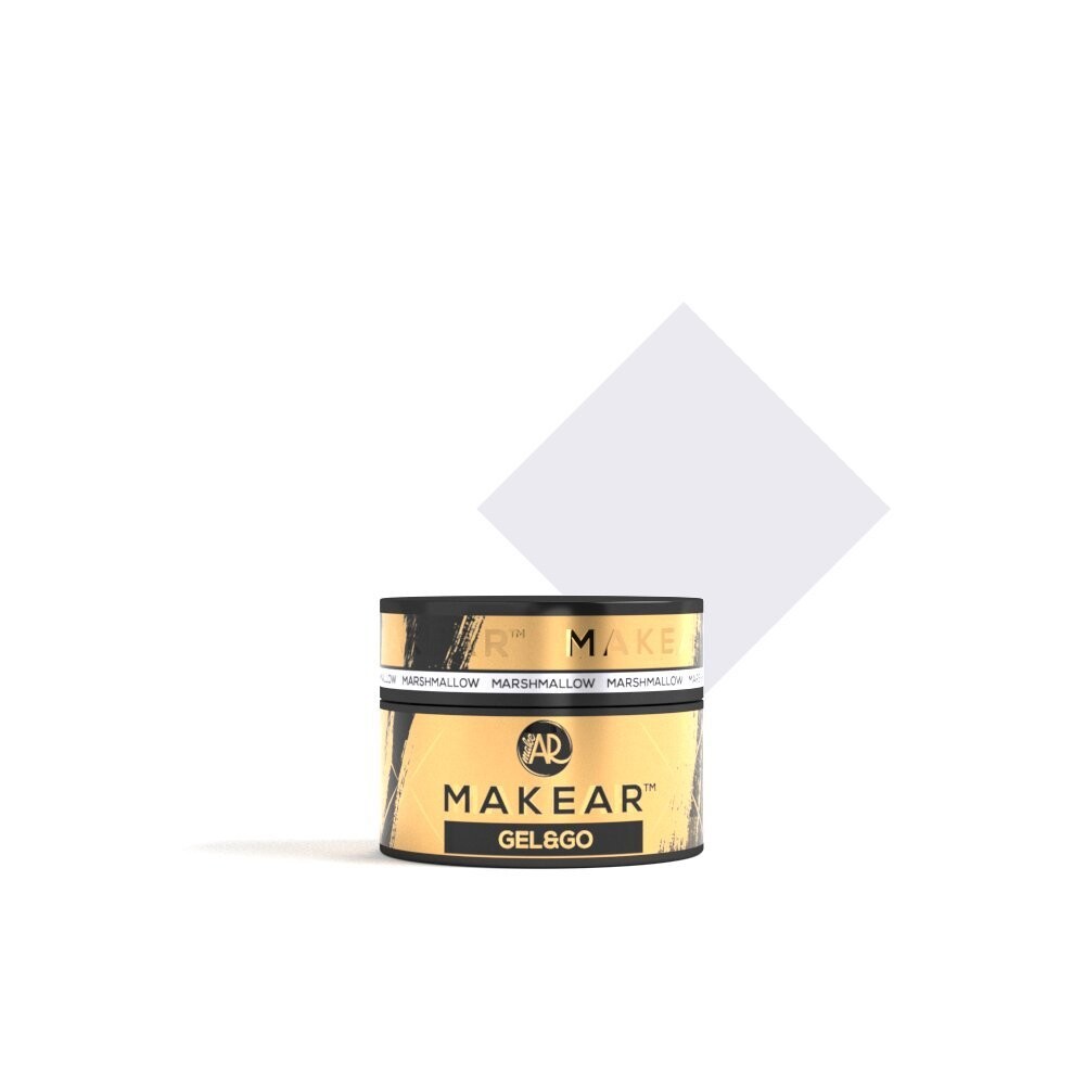 

Makear, Gel&Go, Строительный гель, Gg02 Marshmallow, 15 мл