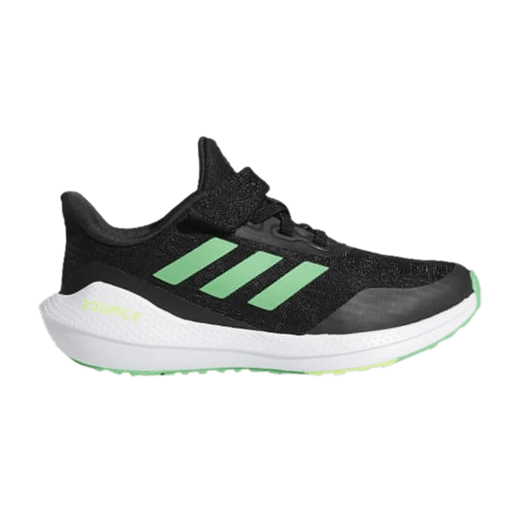 

Кроссовки EQ21 Run J 'Black Signal Green', черный