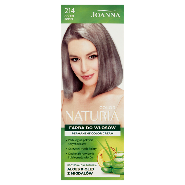 

Краска для волос 214 пепельно-голубой, 1 упаковка. Joanna Naturia color, цвет 214 gołębi popiel