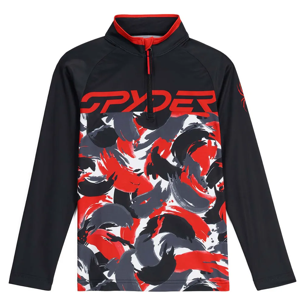 

Толстовка Spyder Camo half zip, черный