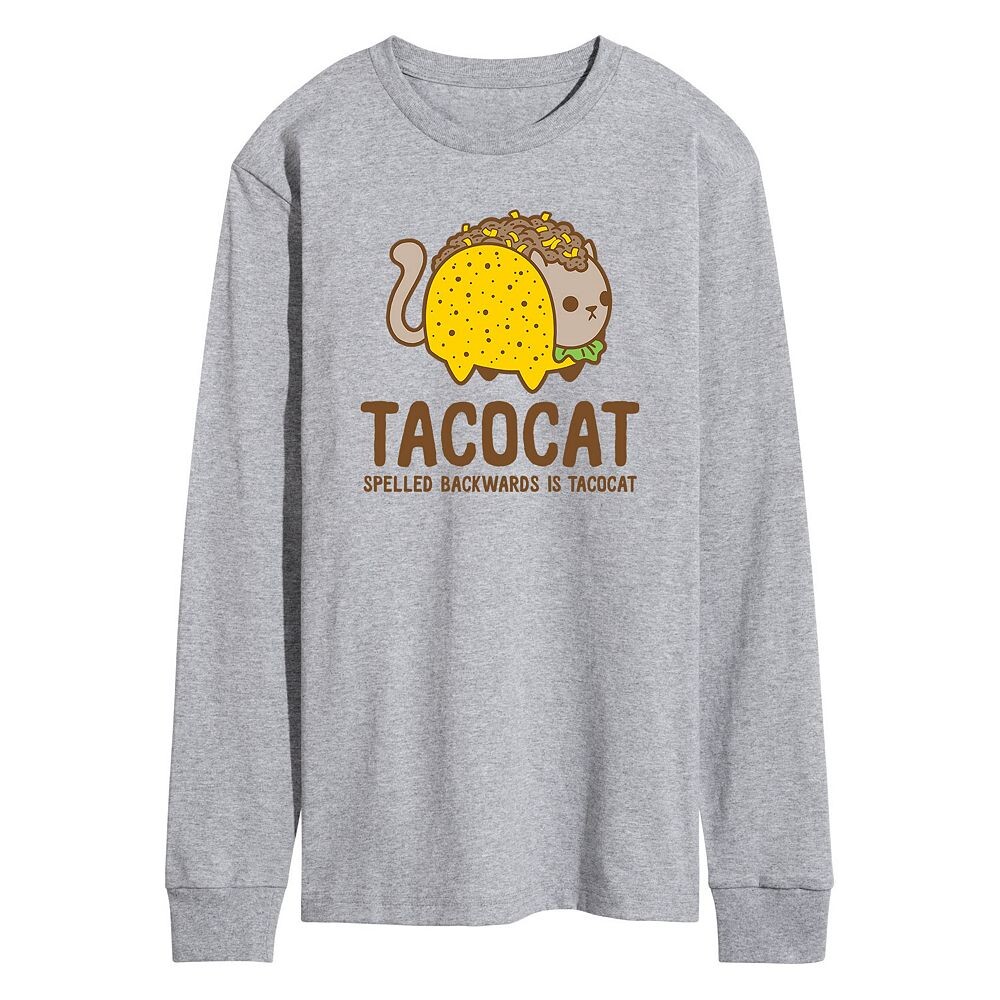 

Мужская футболка Tacocat с рисунком назад — Tacocat Licensed Character, серый