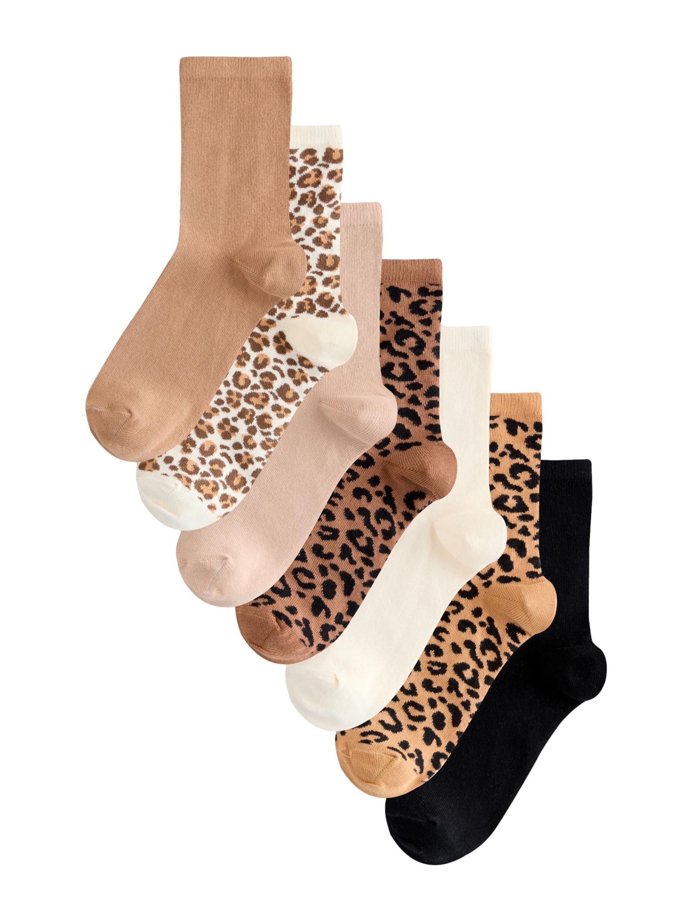 Next Носки в цветах Camel, Brown, Black, Off White