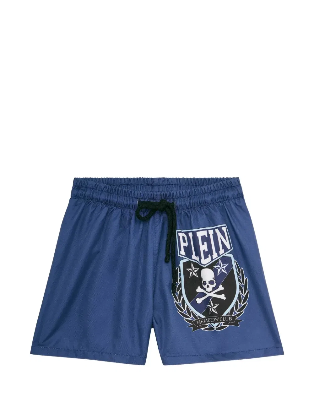 Плавки-шорты с графическим принтом Philipp Plein Junior, синий