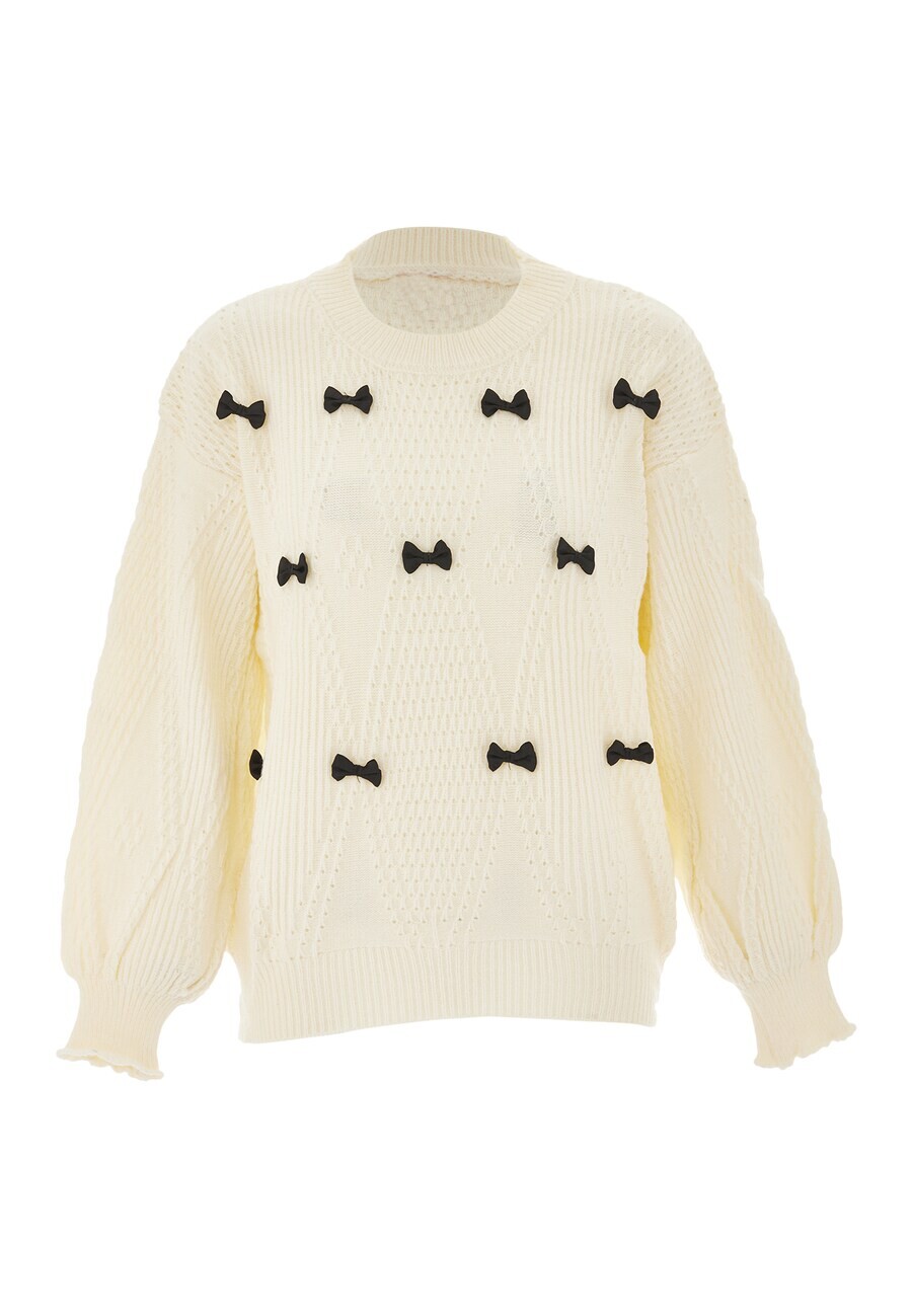 

Свитер Swirly, цвет Wool White
