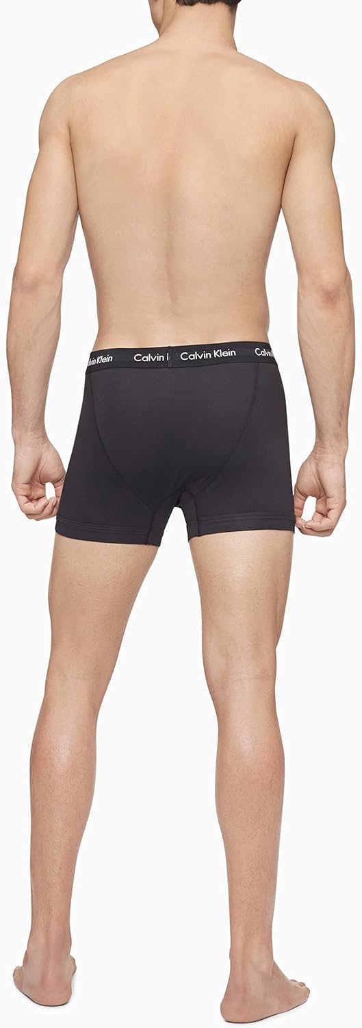 Комплект из 7 мужских трусов-боксеров Calvin Klein из хлопка и эластичного материала, 7 Black — фото 3