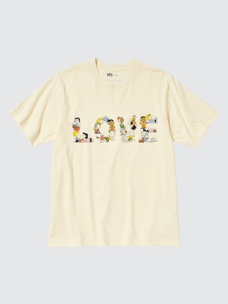 

Футболка peace for all Uniqlo, цвет 41 желтый