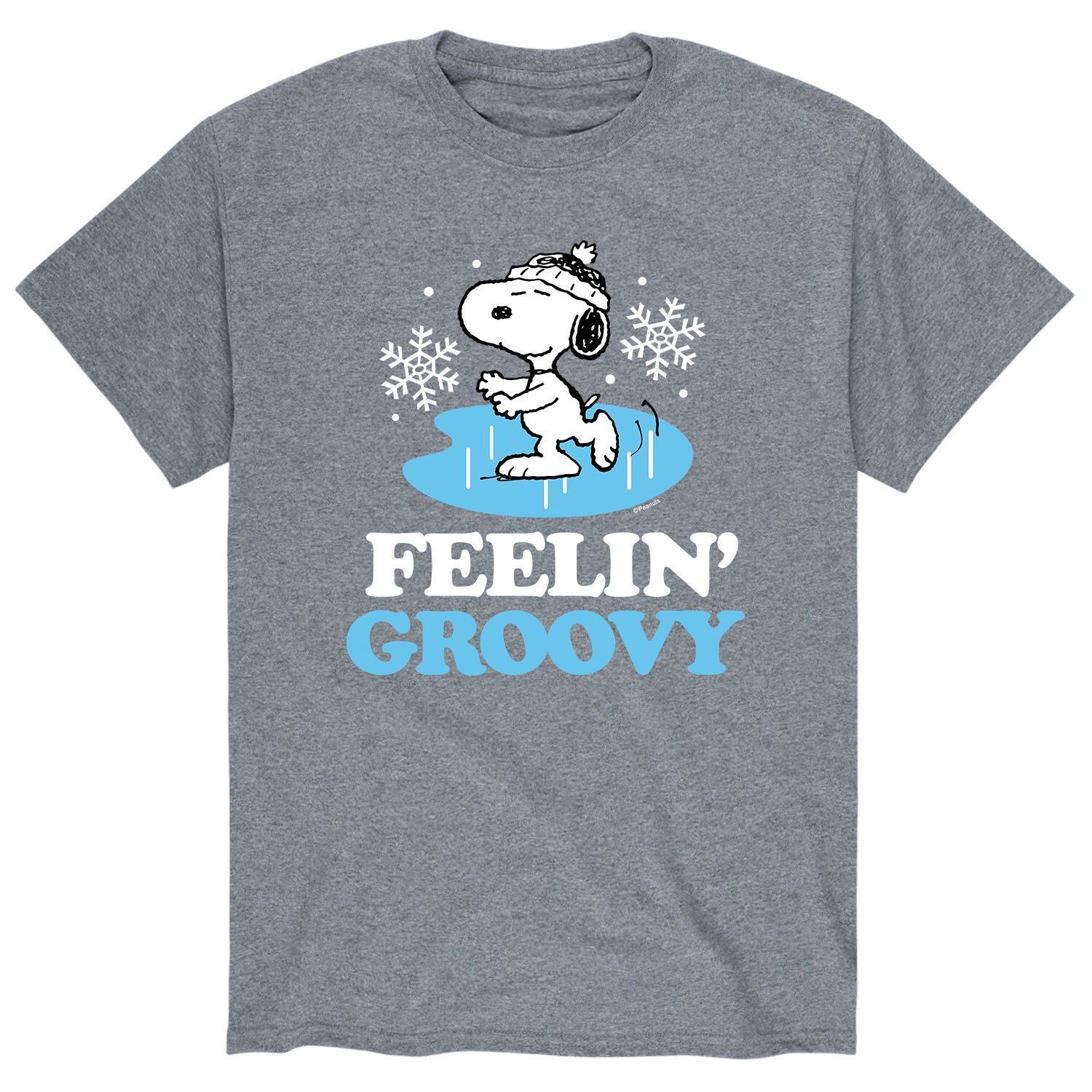 

Мужская футболка Peanuts Feelin Groovy Licensed Character