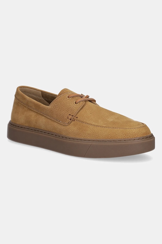 

Нубучковые мокасины HYBRID LACE UP BOAT NU Calvin Klein, коричневый
