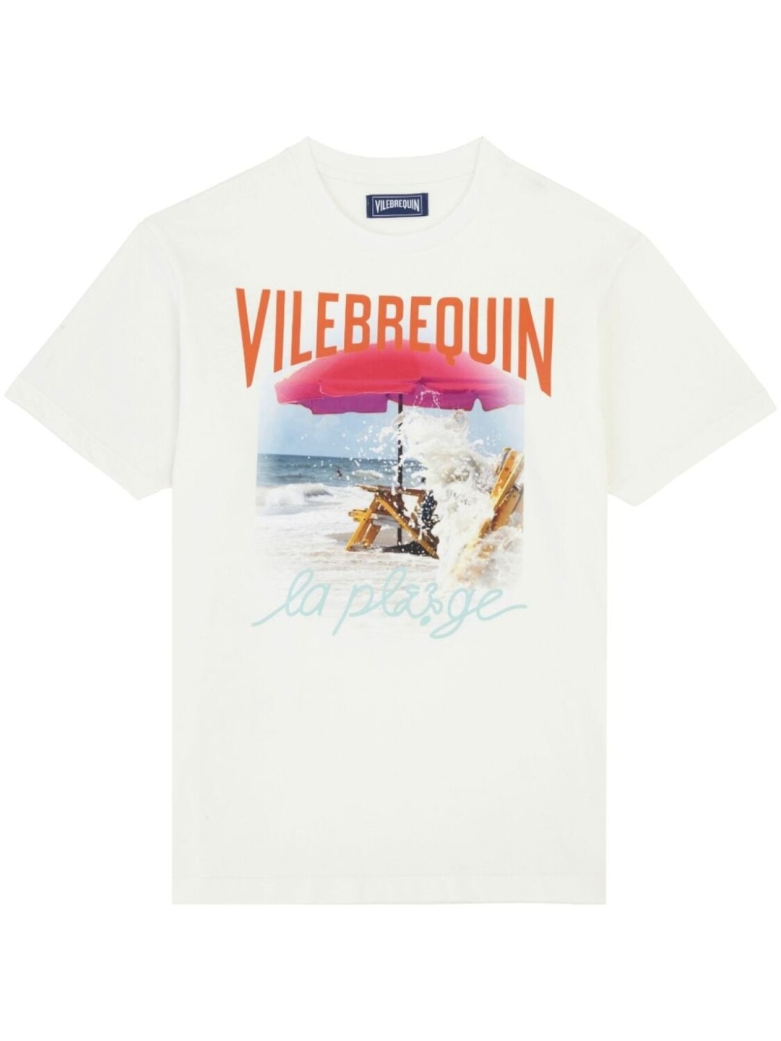 

Vilebrequin футболка с графичным принтом, белый