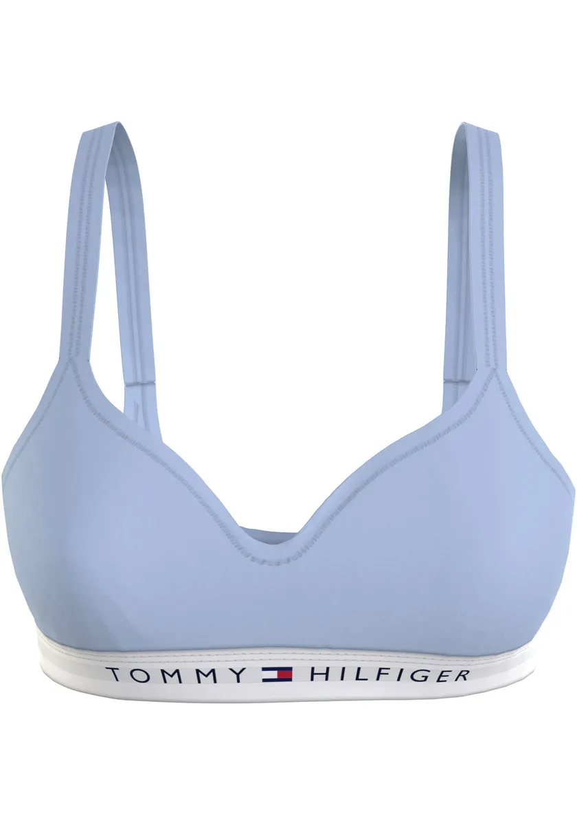 

Бюстгальтер без косточек Tommy Hilfiger Underwear "BRALETTE LIFT (EXT SIZES)", с модным поясом с логотипом, синий