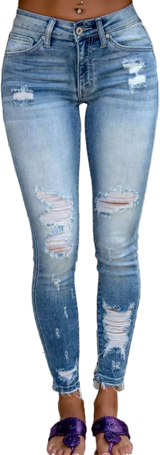 Женские джинсы GPCHAN Super Comfy Stretch с эффектом подтяжки ягодиц