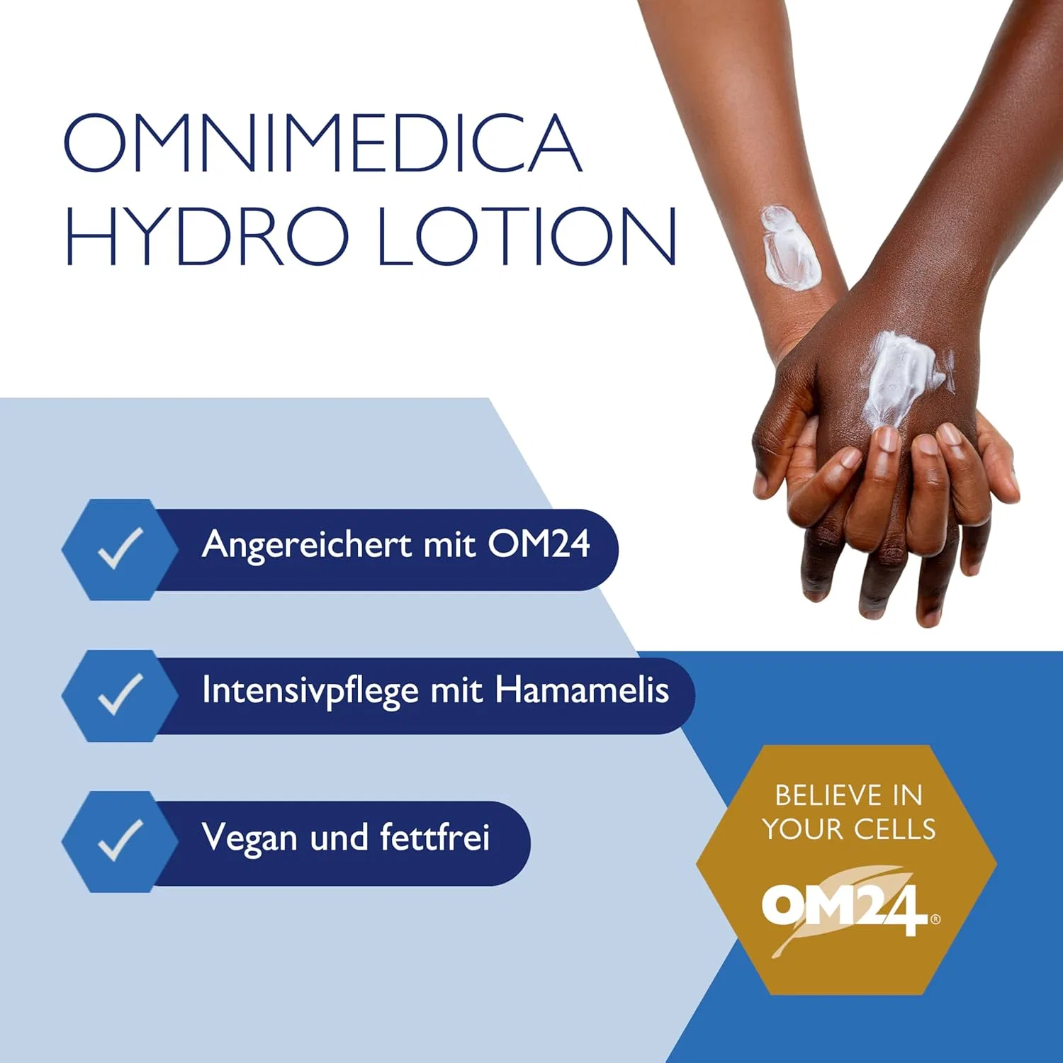 Увлажняющий лосьон для тела OMNIMEDICA Hydro Lotion с OM24 и гамамелисом Omni Medica — фото 3