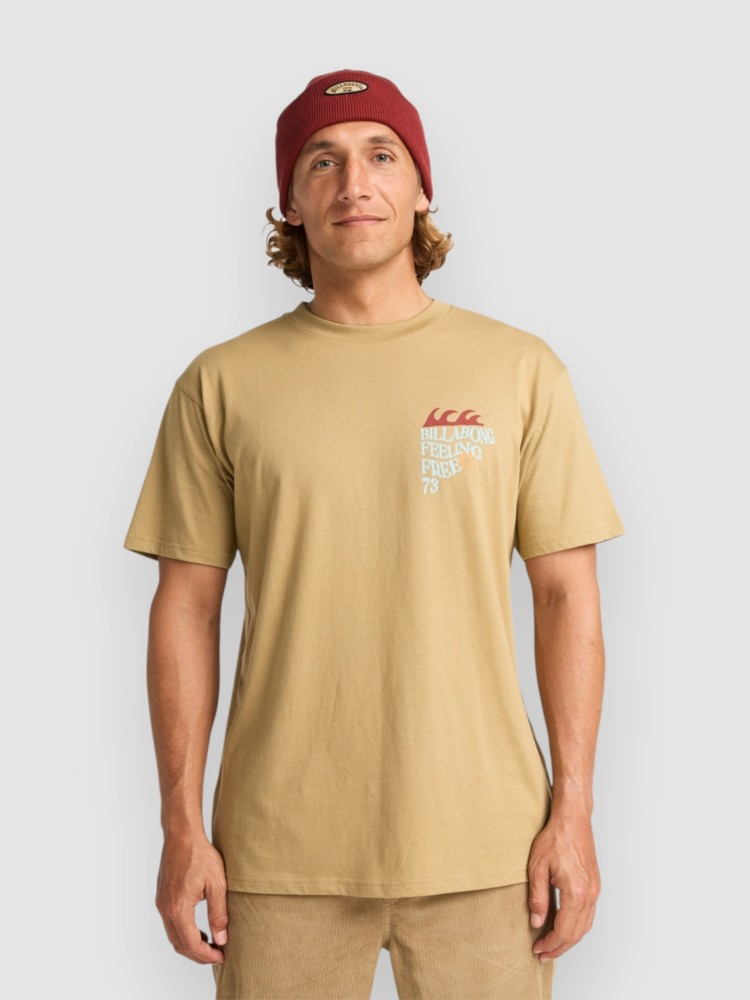 

Футболка Billabong Twin Fin T-Shirt, khaki