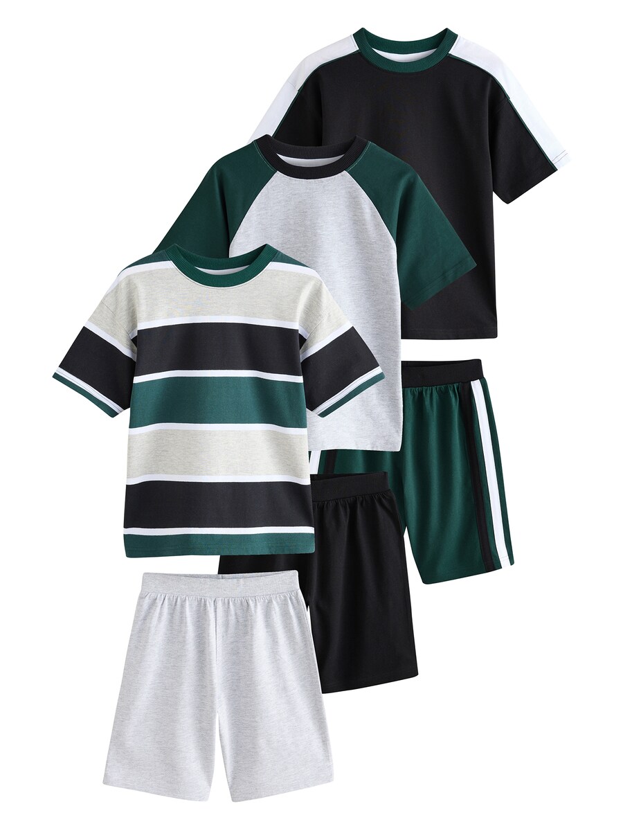

Пижама Next, цвет Greige/Light grey/Fir/Black