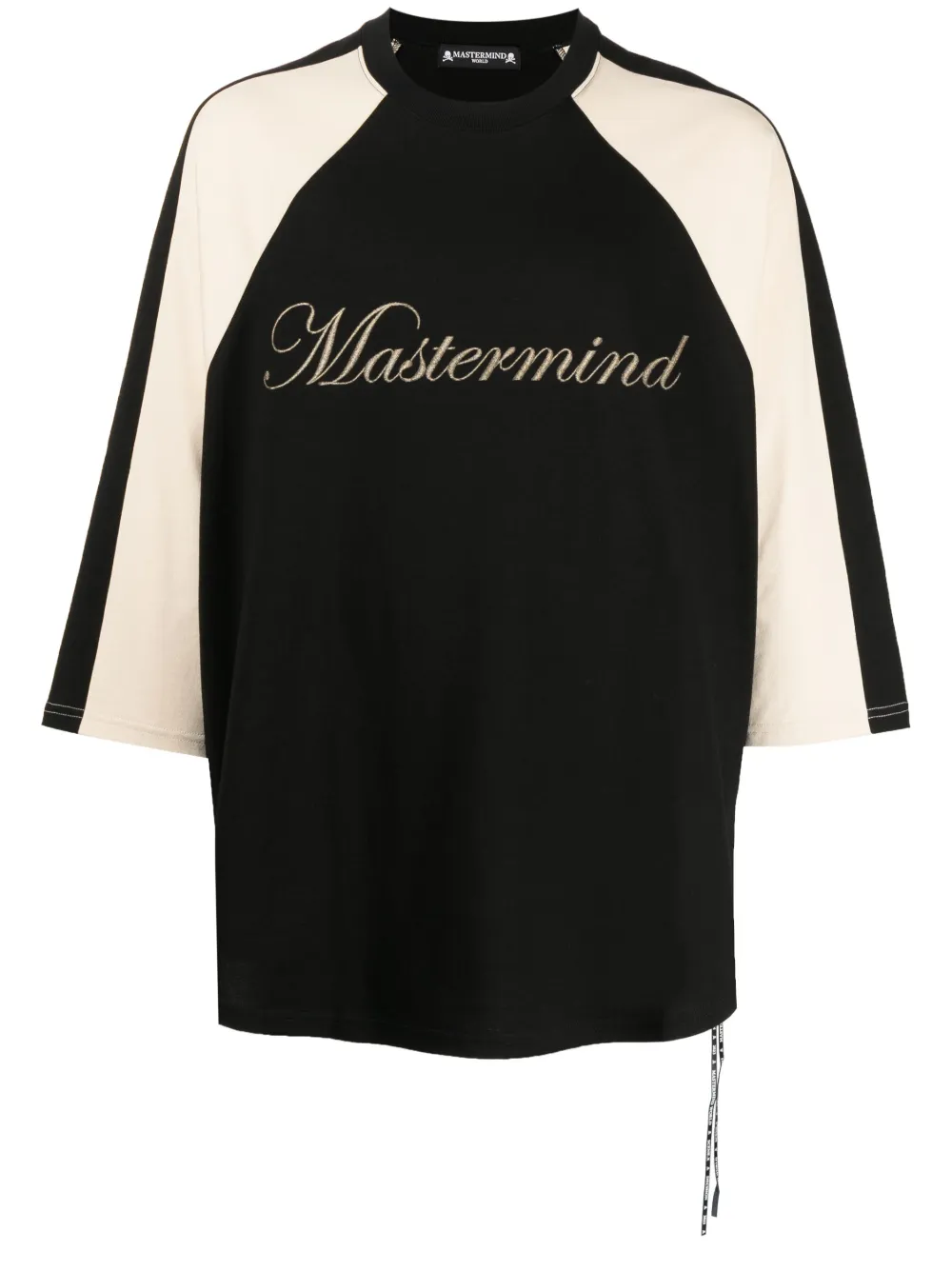 

Футболка с вышитым логотипом Mastermind World, черный