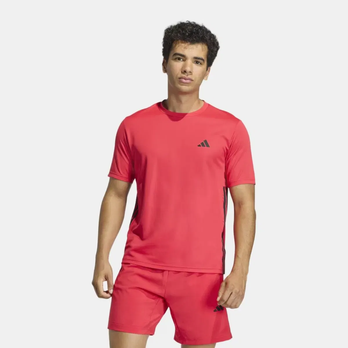 Мужская футболка с принтом Workout Essentials adidas, Красный