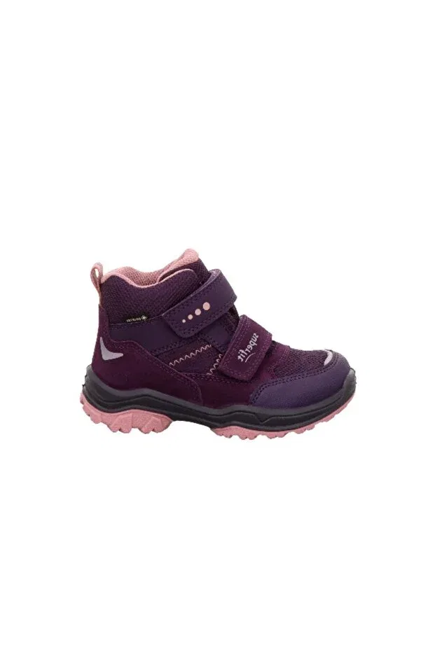 Детские ботинки для девочек водоотталкивающие Jupiter Superfit, Purple Suede