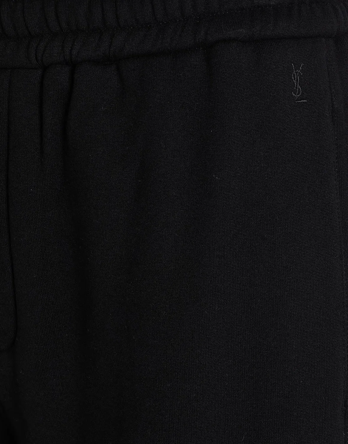 Мужские спортивные шорты с вышитым логотипом Saint Laurent, черный — фото 4