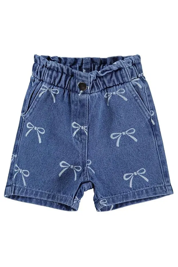 Детские шорты для мальчиков джинсовые Bow Tie Denim Shorts Civil Baby, Blue