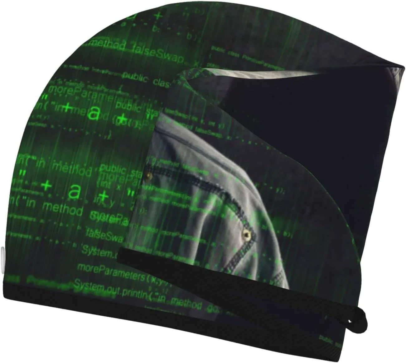 Шапочка для душа Hacker, микрофибра, 63x26 см, Ankepwj — фото 3