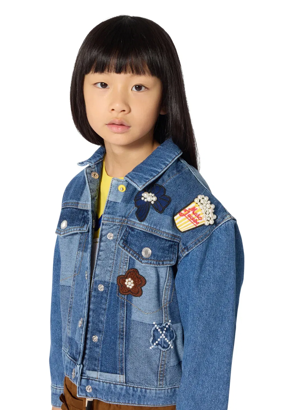 Джинсовая куртка - джинсовая куртка Marc Jacobs Kids, Denim Blue
