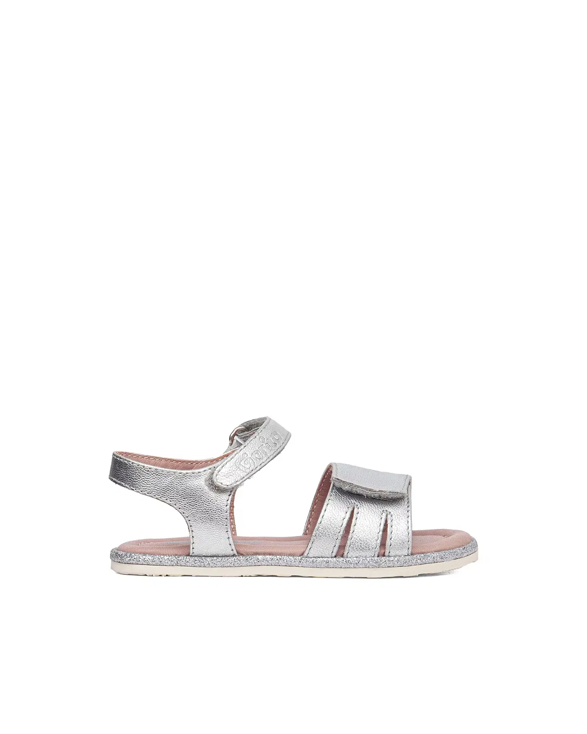 Детские сандалии для девочек кожаные Exagon Barefoot Gorila, Plata