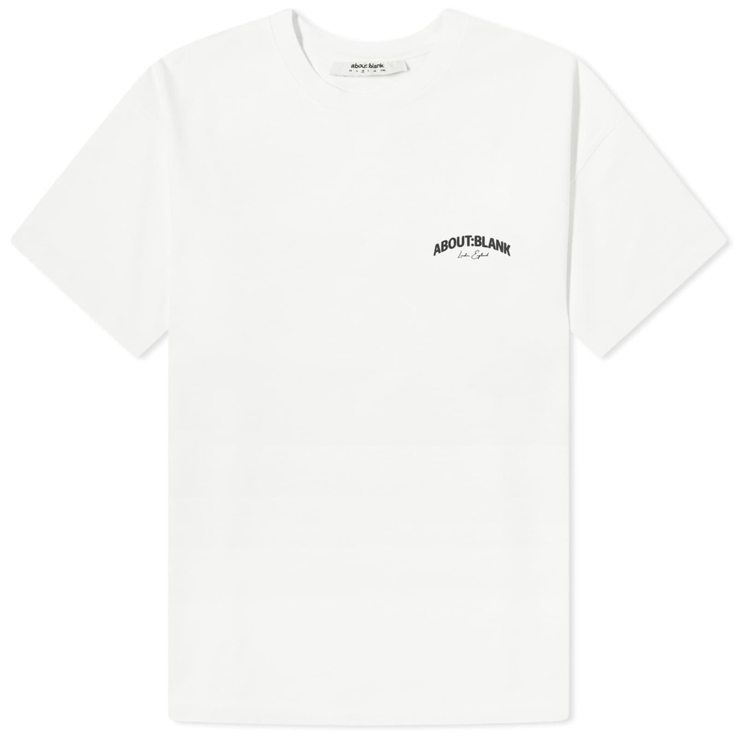 

Футболка About:Blank Arched Logo, кремовый/черный