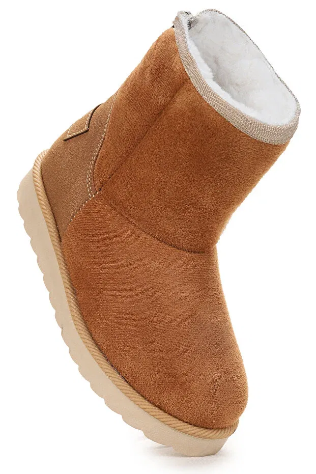 Детские ботинки для девочек на молнии Jessy Kiko Kids, Cinnamon
