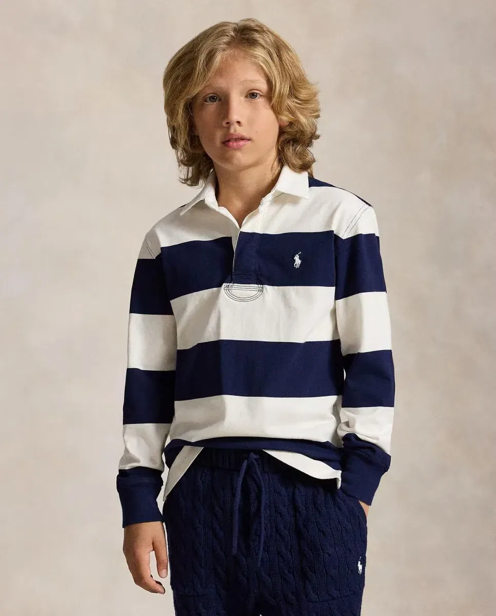 Детское поло для мальчиков хлопковое Polo Ralph Lauren, Multicolor — фото 2