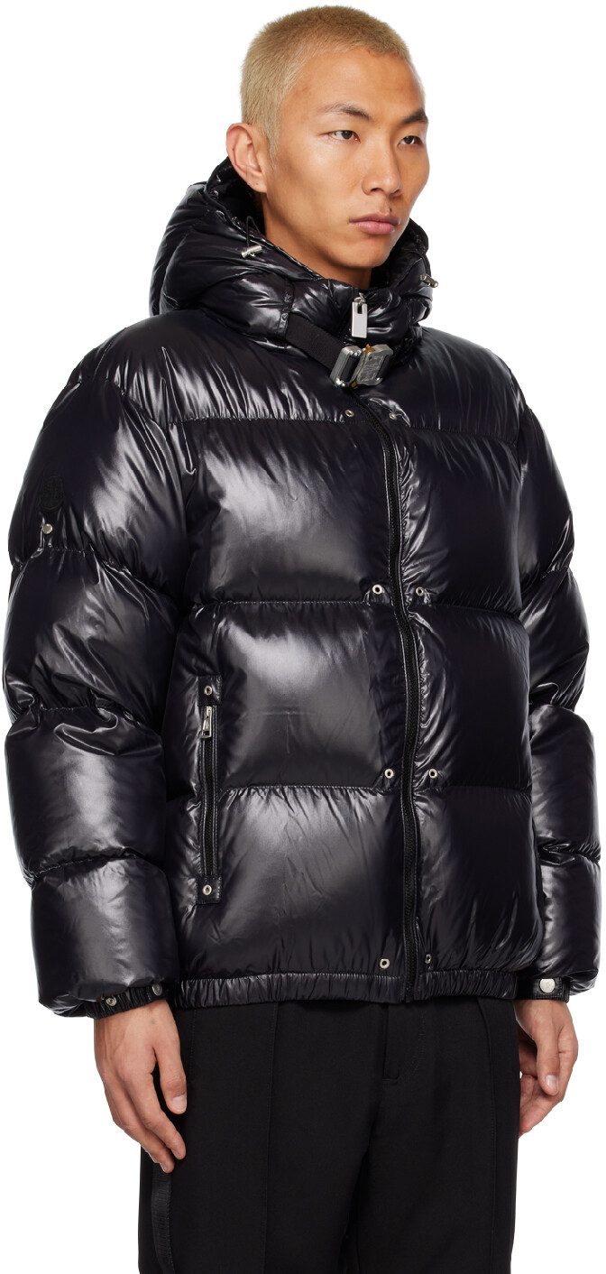 6 Moncler 1017 ALYX 9SM Черная пуховая куртка Almondis Moncler