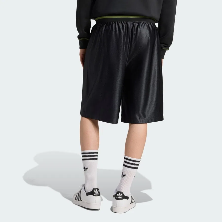 Шорты спортивные с принтом Number Graphic adidas, Черный — фото 2