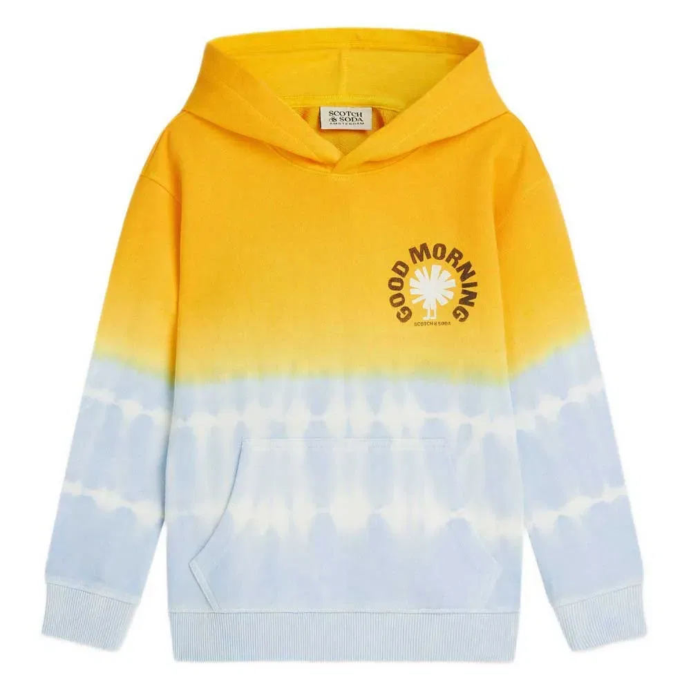 Детский свитшот с принтом Relaxed Fit Scotch & soda, Yellow