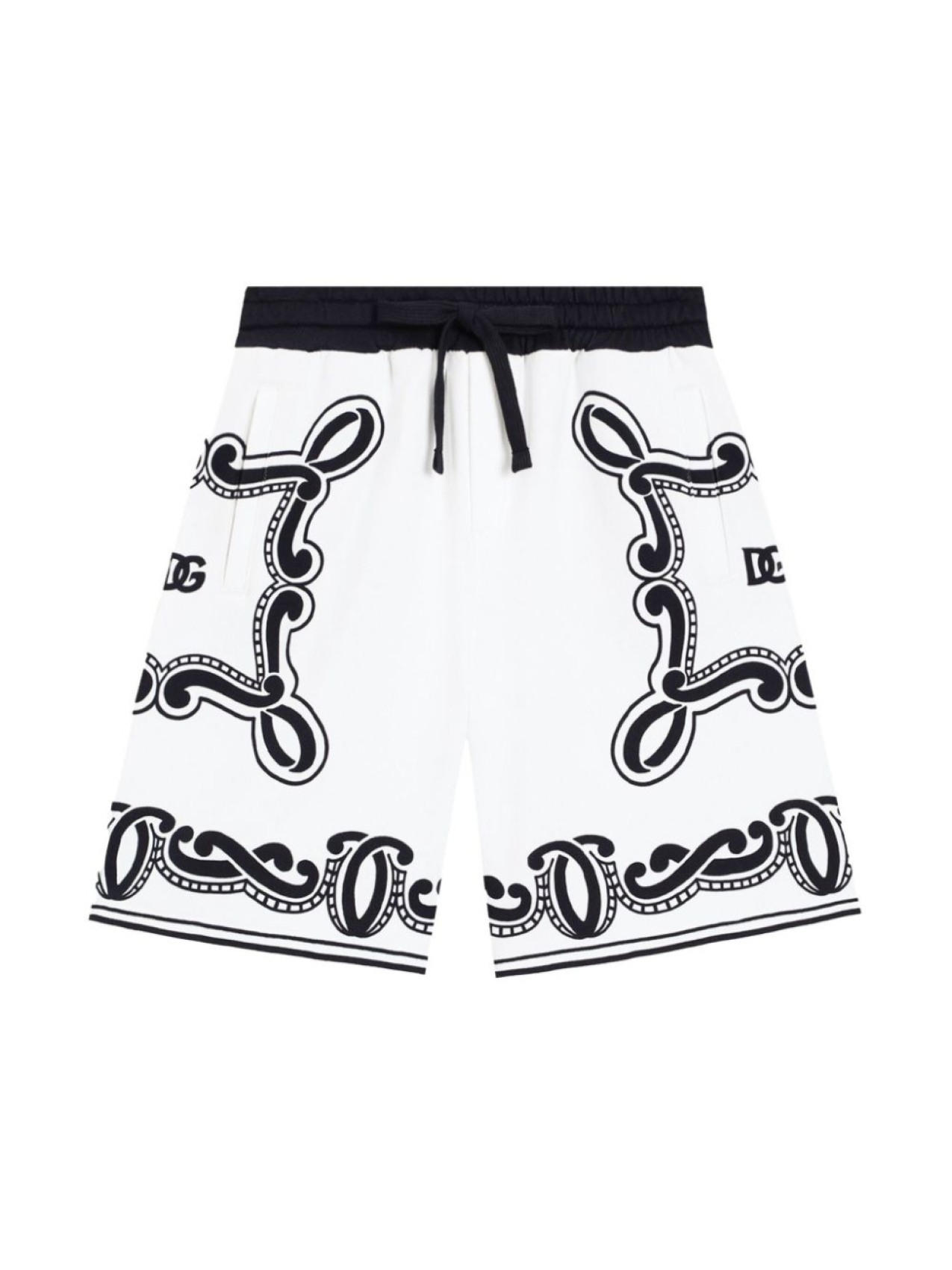 

Dolce & Gabbana Kids шорты с принтом, белый