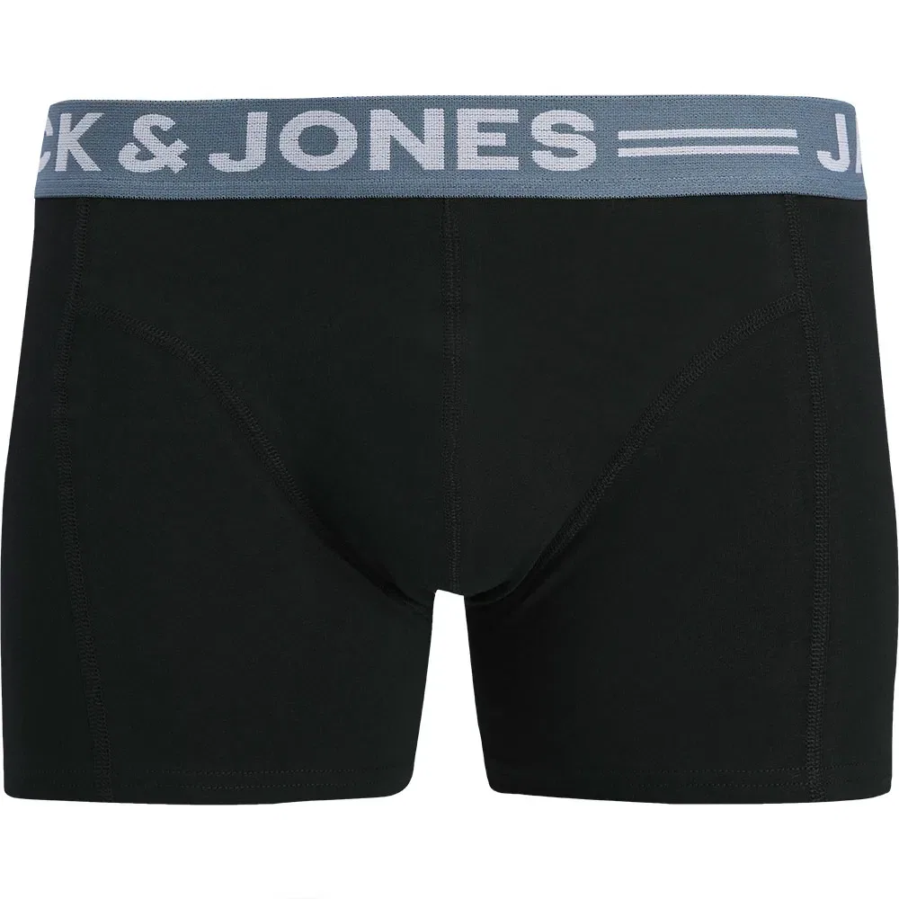 Комплект боксеров Sense 3 шт Jack & Jones, черный — фото 2