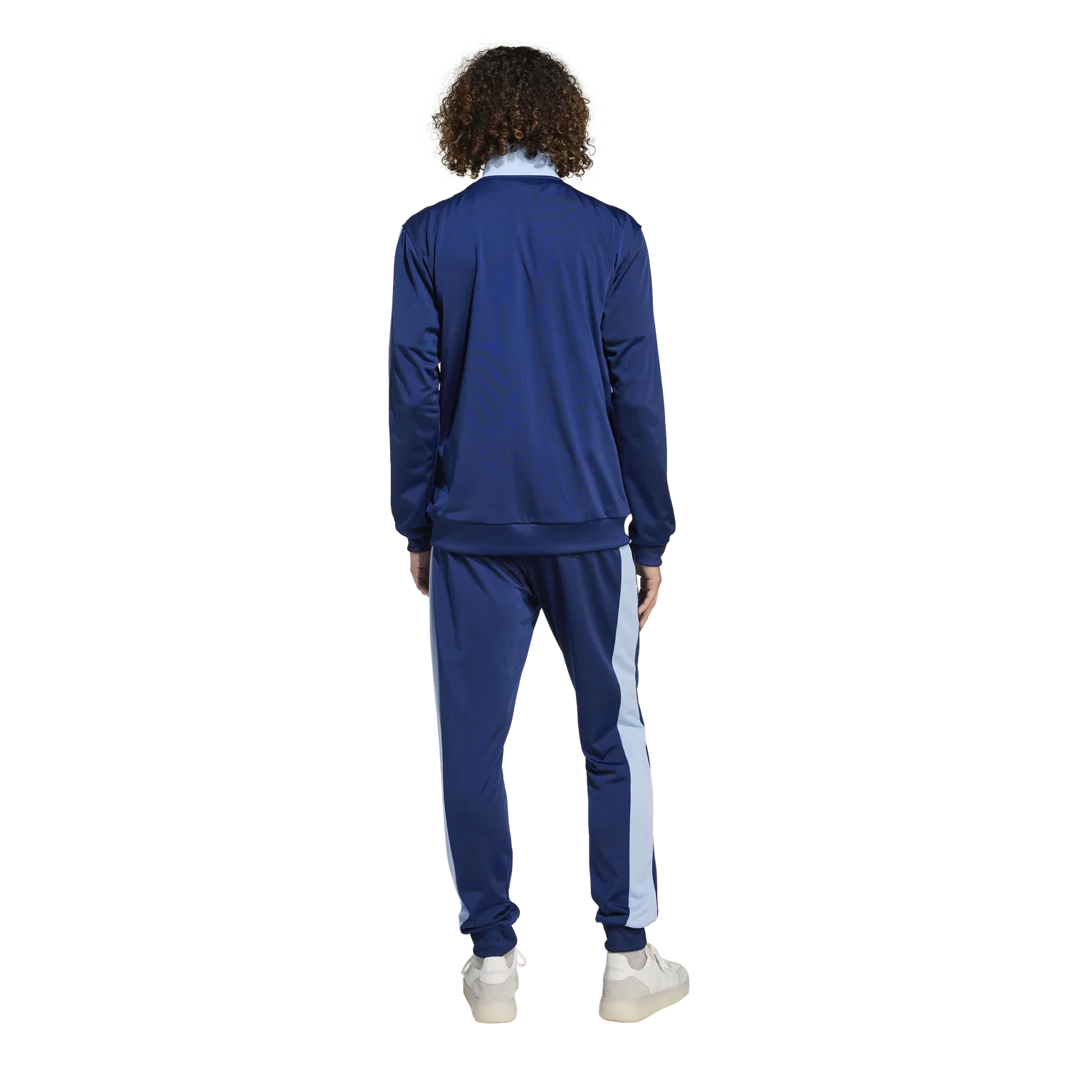 Мужской спортивный костюм с застежкой-молнией Adidas Regular Fit, синий — фото 3