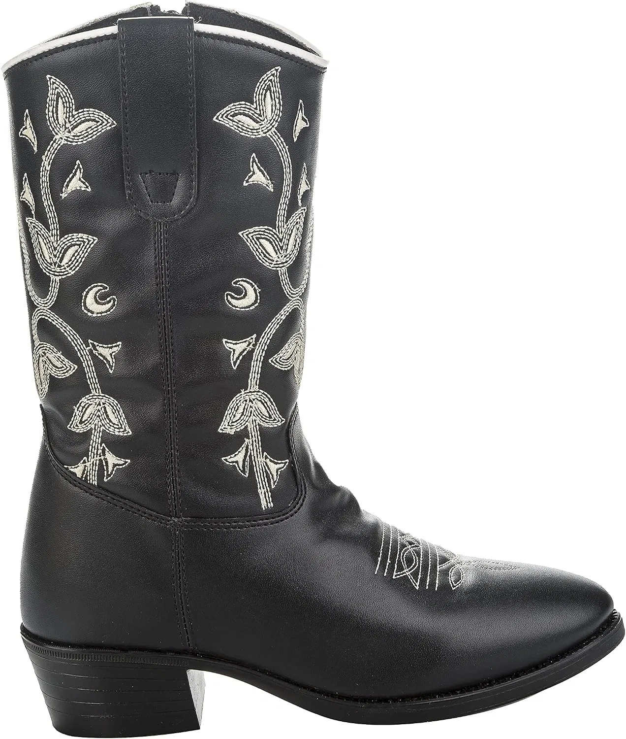 Детские кожаные ботинки TuffRider Western Leather Boots, Black — фото 4