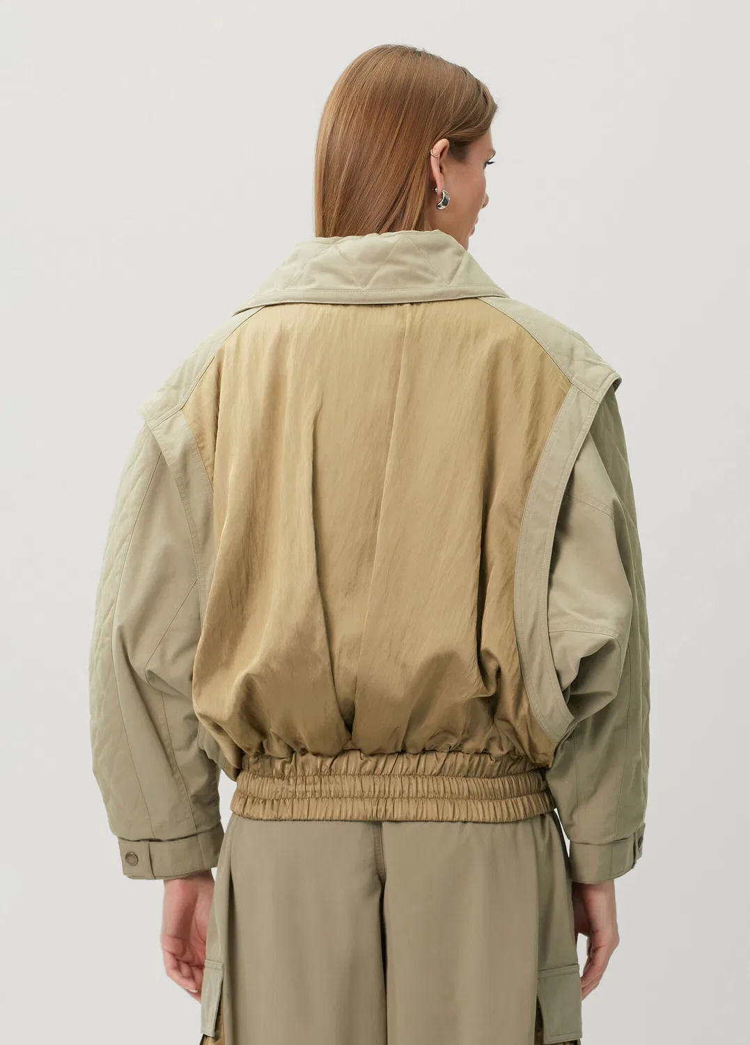 Жакет Balmain Batwing, green — фото 4
