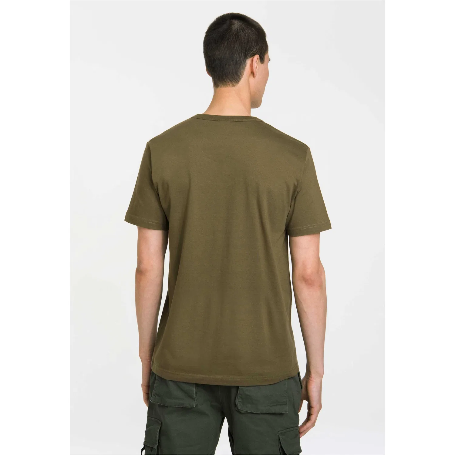 Детская футболка с принтом Ernie & Bert LOGOSHIRT, Olive Green — фото 4