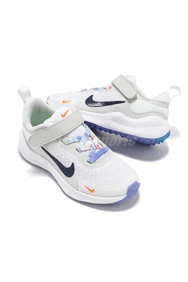 Детские кроссовки для девочек с липучкой Revolution 7 Nike, Multicolor — фото 2