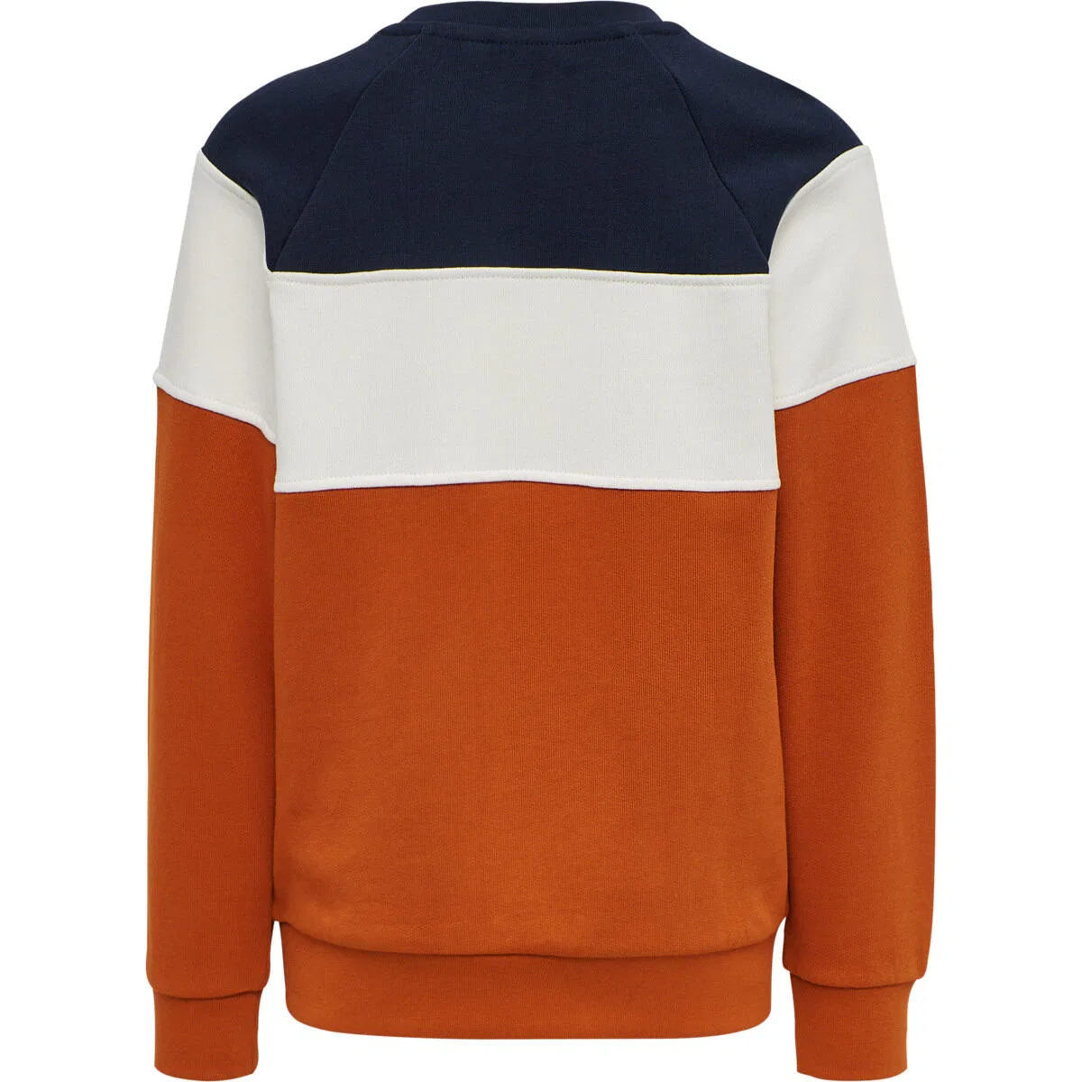 Детский свитшот с длинным рукавом Claes Sweatshirt Hummel, Braun Navyblau — фото 2