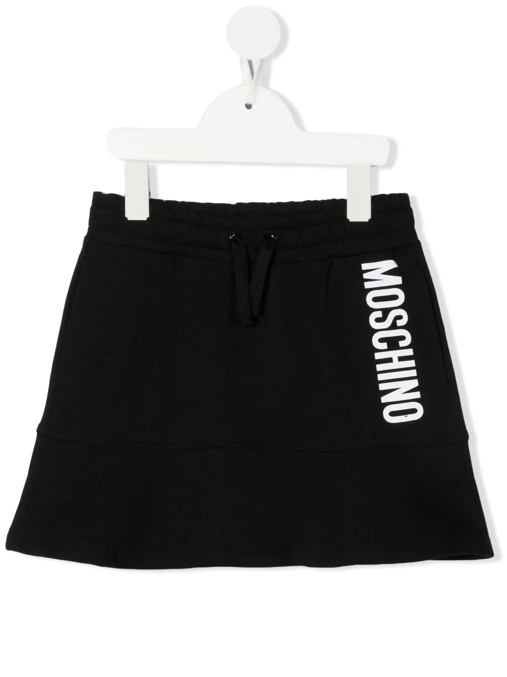 

Юбка с логотипом Moschino Kids, черный