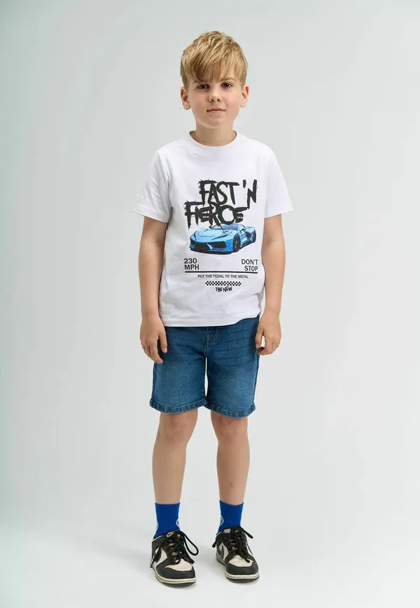 Шорты джинсовые Josh The New, medium blue denim, синий