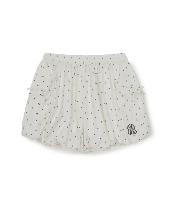 Шорты свободного кроя с горошком, Mlb Kids, Ivory — фото 2
