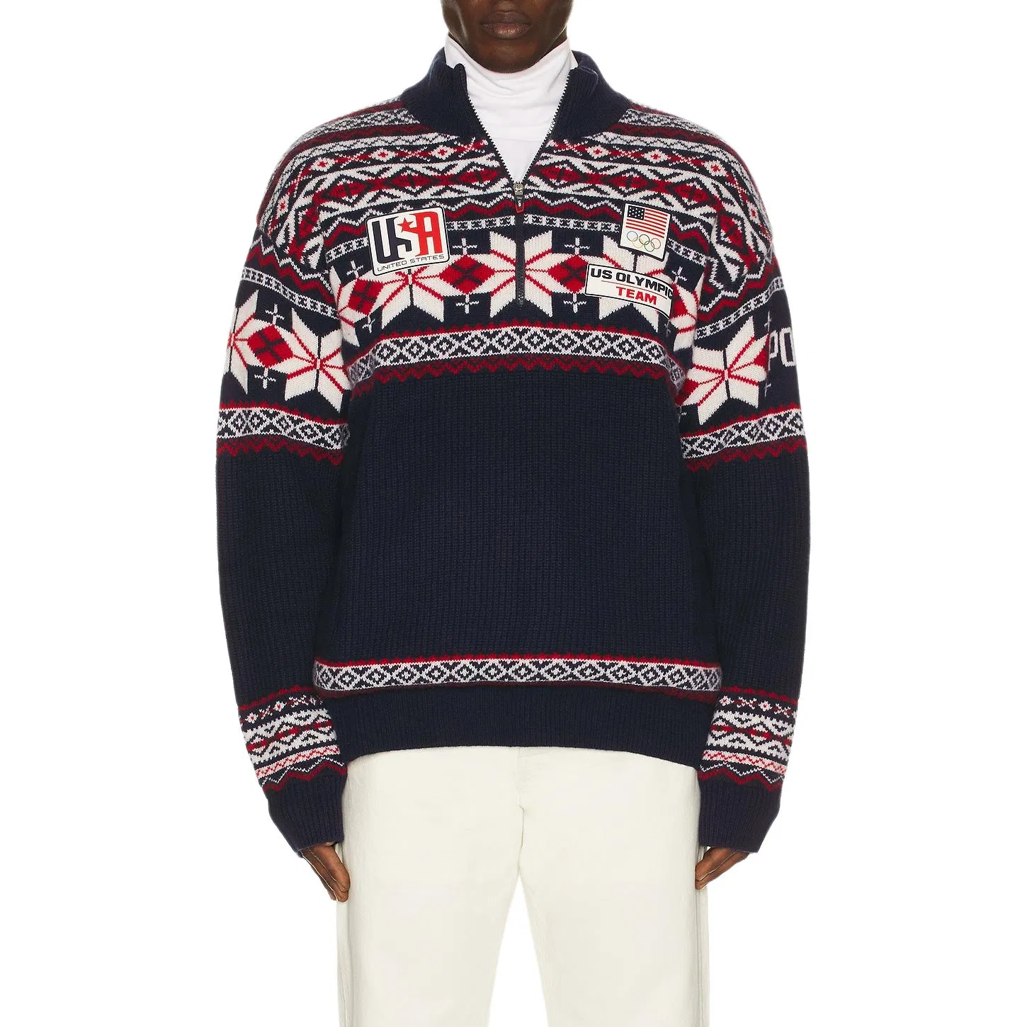 Свитер Standard, Polo Ralph Lauren, Marine Blue — фото 4