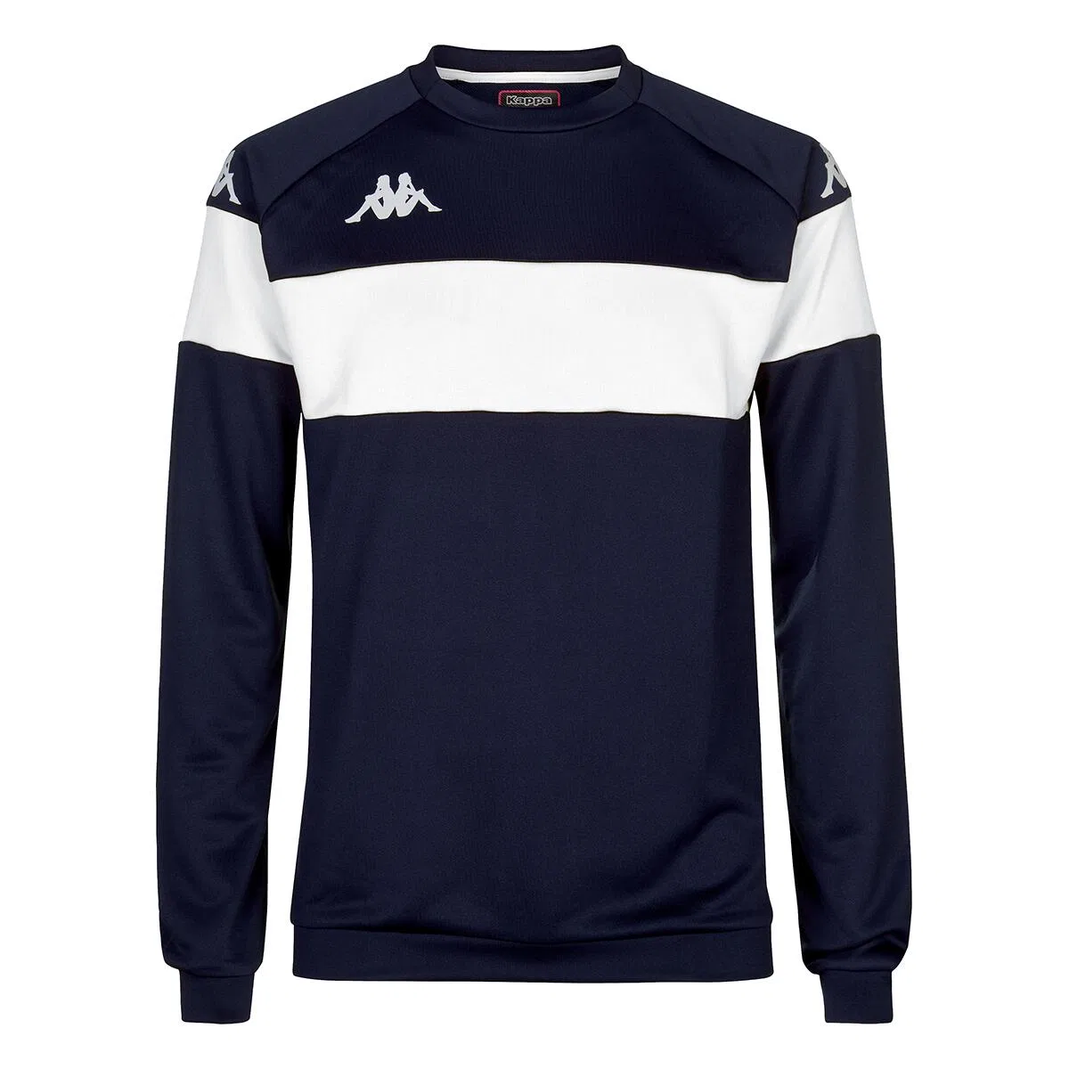 Детский свитшот с круглым вырезом Kappa Dido, Navyblau Weiss