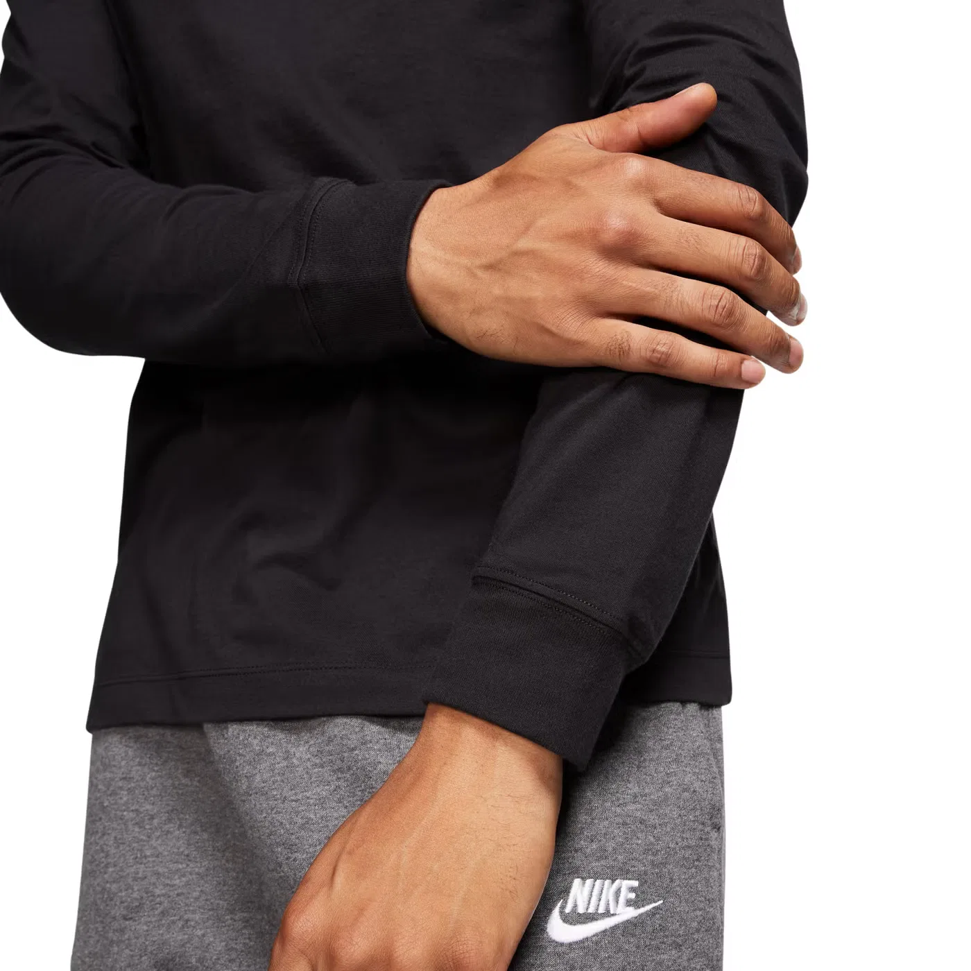 Лонгслив с принтом Futura Icon Nike, черный — фото 4