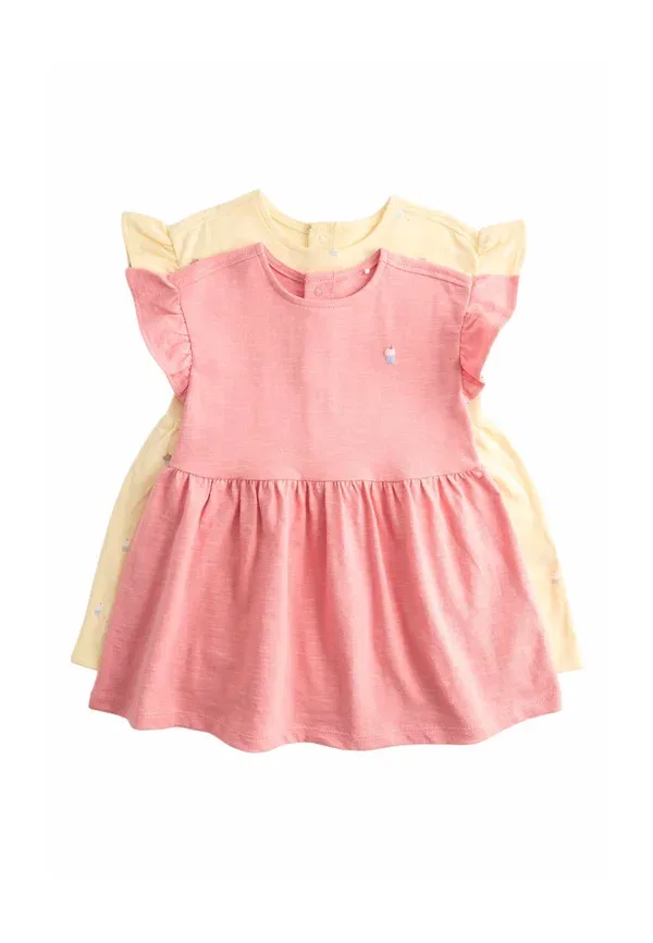 Комплект из 2 платьев из хлопка day dress Marks & Spencer, multi, мультиколор